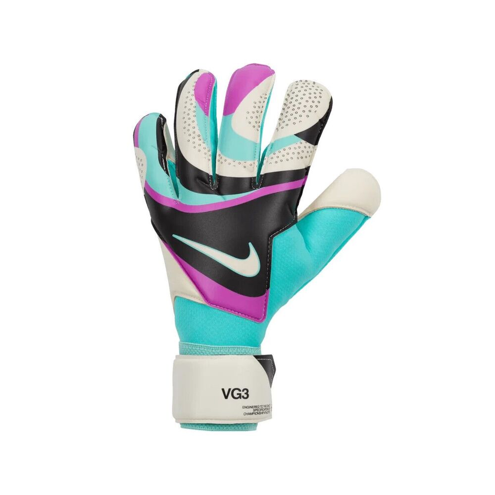 Nike GK Vapor Grip 3 ACC Soccer Goalkeeper Gloves Championship FB2999-010 Size 8